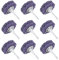 CTDMJ® - Disco abrasivo CSD da 50 mm, 9 dischi CBS per la pulizia grossolana, set di dischi abrasivi per smerigliatrice angolare, vernice, saldatura a ruggine, pulizia e rimozione (viola)