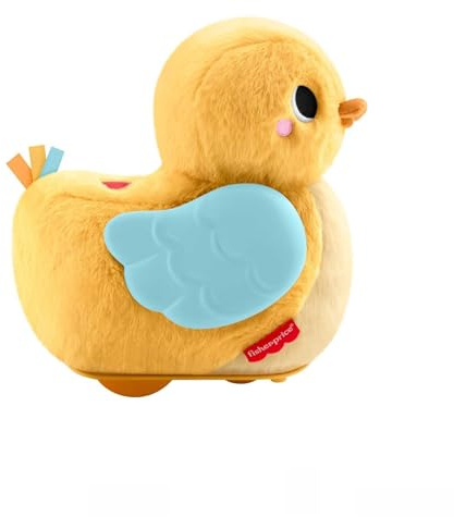 Fisher-Price - Paperella Coccola e Gattona 4-in-1, Gioco di attività Musicali per Giocare a Pancia in Giù Fino ai Primi gattonamenti, con Tessuti Soffici e Suoni Divertenti, 0+ Anni, JMX99