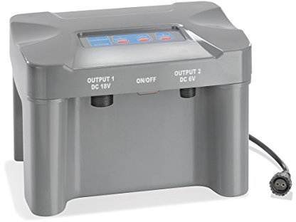 Batterilåda 12 V/7 Ah upp till 50 watt solmodulleffekt för solar dammpumpar pumpbatteri esotec 101816