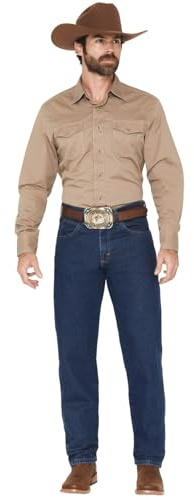 Wrangler Coupe décontractée Robuste pour Homme Robuste Wear-Jeans 的 رال رال رالا, Denim Bleu Marine Antique, 30 W/34 L