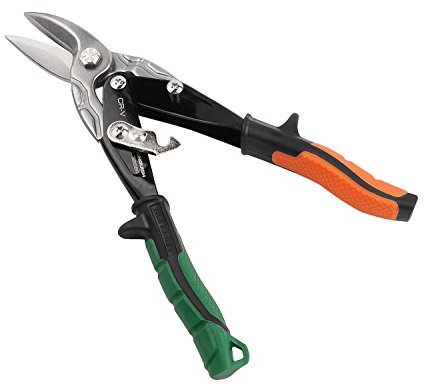 VANQUISH Aviation Tin Snips, Right Cut, Heavy Duty Metal Cutter Shears for Cutting Metal Sheet (3286R)