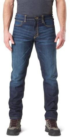 5.11 - Jean Defender-Flex Slim - Robustes - Flexible pour activités Professionnelles ou de Loisirs - idéal au Barbecue, au dîner Entre Amis comme sur Le Terrain
