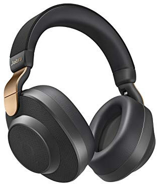 Jabra Elite 85h over-ear Headphones Amazon Edition - Active Noise Cancelling trådlösa earphones med lång batteritid för samtal och musik - kopparsvart