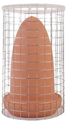 POPETPOP Fischzuchtkegel, Höhle: Töpferei, Ton, Fisch Laichkegel, Laichkegel, Laichschiefer für Diskusfische, Kaiserfische, 20,00 x 11,00 x 11,00 cm