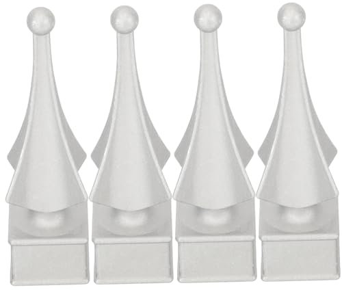 jojofuny 4pezzi Per Recinzione Finial Decorativo Per e Facile Installare e Resistente Per Recinzione