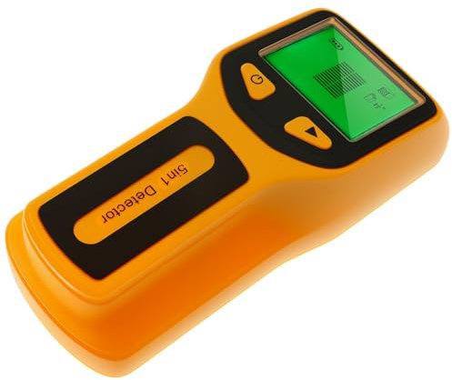 Détecteur de câbles, détecteur de câbles, détecteur de câbles 5 en 1, détecteur de câbles, scanner mural, détecteur multifonction Stud Trouver des poutres en bois/métaux ferreux/câbles (5 en 1)