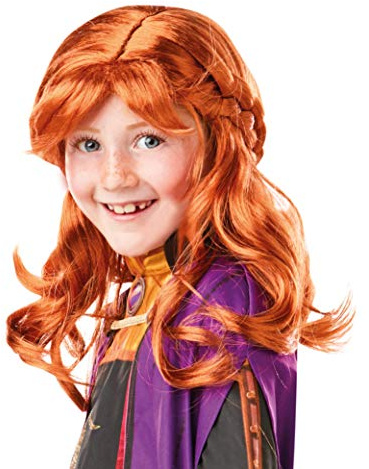 Disney 300473NS Die Eiskönigin Perücke Anna, Rotschopf, (Rubie'S 300473)