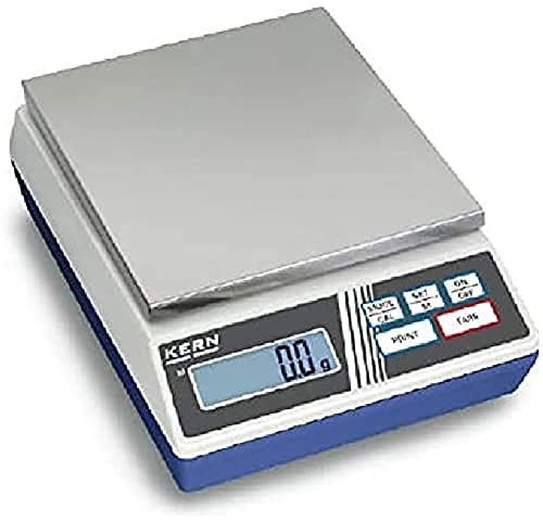 KERN wlpa4000 N 440 Serie Präzisions-Waage, 150 mm x 170 mm Plattform, 165 mm Länge x 230 mm Breite x 80 mm Höhe, 4000 g Bereich-Wägezelle Skala, 1 g