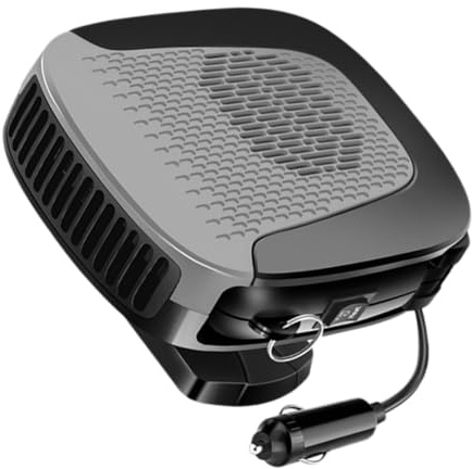 ULTECHNOVO Chauffage De Voiture Désembueur Pratique Soufflerie Air Chaud Pour Pare-brise Chauffage Portable Pour Véhicule