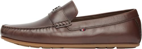 Tommy Hilfiger Uomo Hardware Hilfiger Driver Shoe Fm0fm05838 Scarpe Driver, Marrone Legacy Brown, 46 EU, Marrone Legacy Brown, 46 EU