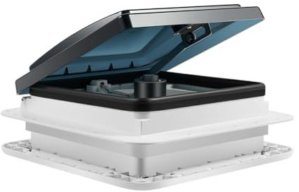Camper per per roulotte, lucernario, insonorizzato, silenzioso, con ventilazione a LED, per finestre e tetto, impermeabile, per aspiratore, per camper