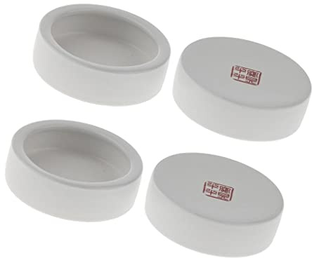 FJMQHU 2 X 2 Pezzi di Ciotola Anti-Cibo a Forma di Tazza, Contenitore per Cibo Vivo a Forma di