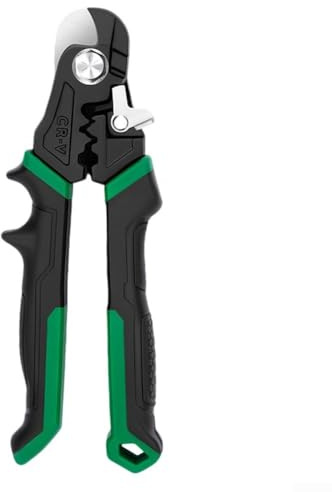 Heavy Duty 7 Inch Wire Cutters with Sharpened Carbon Steel Blades, Designed for Clean Cuts on Steel Wires and Electrical Cables, Comfortable Ergonomic Grip