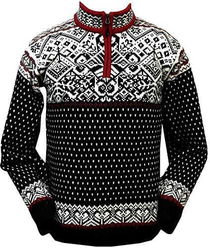ICEWEAR Baldur Men’s Sweater in Norwegian Style – 100% Cotton Black