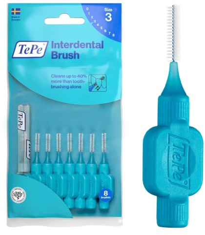 Original Interdental borstar – effektiv tandrengöring – blå
