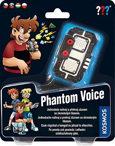Kosmos 616458 – Les Trois ???? Voix fantôme Version multilingue (HU, CZ, SK, PL, Pas de DE) Enregistreur avec Distorsion de Voix, Jouets, équipement de détection pour Enfants, kit d'expériences