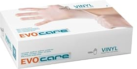 Guantes de vinilo sin polvo anchos (8-9) - 20 paquetes de 100 guantes