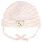 Steiff Unisex Baby Basic Bommel Beanie-Mütze, Silver PINK, 49