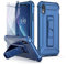 ORETECH Designed for iPhone XR Case,and[2 x Tempered Glass Screen Protectors] [Heavy Duty Protection] [Kickstand & Phone Holder] 5 in 1 Full Body Shockproof Protective Cover for iPhone Xr - Navy Blue