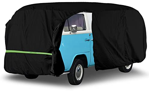 Vollständige Autoabdeckung Ersatz für VW Type 2 T1 T2 T3 1950-1992, 300D Wetterfest UV-beständig Autoabdeckung Vollständiger Garagenersatz Ersatz für VW Bus Westfalia Camper