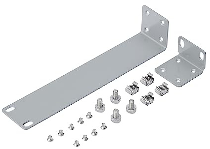 PhyinLan rackmonteringssats för Ubiquiti Switch, 1U racköron för EdgeSwitch ES-8-150 W switch 8 portar och för US-8-150 W UniFi Switch 8-port
