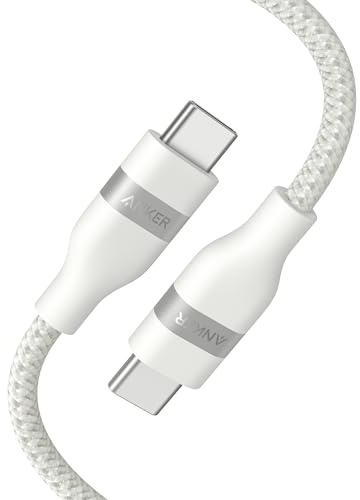 Anker Nano 240W USB C auf USB C Kabel, [1 Stück 0,9m] PD 3.0 Schnellladekabel USB C Kable, flexibel farbig geflochten, für iPhone 17 Pro/16/15 Serie, Samsung Galaxy S25/S24, MacBook Pro/Air und mehr