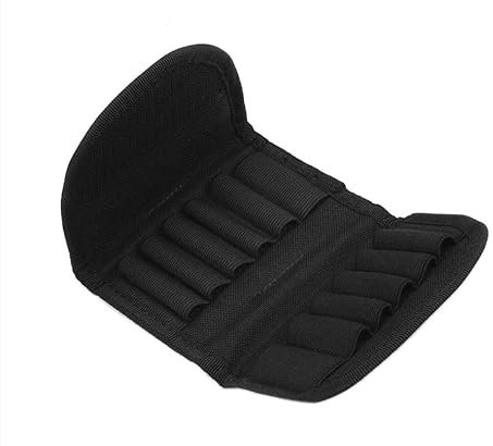 Patronenetui Munitionstasche Patronentasche für Jagd versch. Farben Sport Etui (Schwarz)