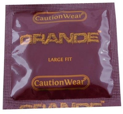 Caution Wear Grande Condoms 12 Pack