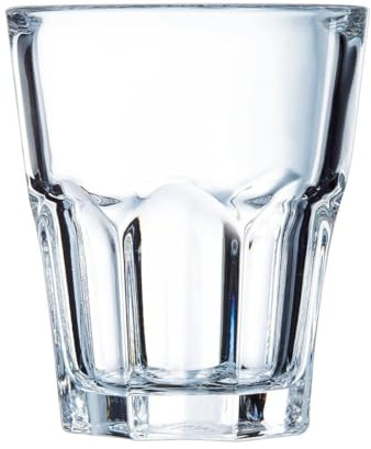 Arcoroc ARC 04755 granity snapsglas, skottglas, stämplare, 45 ml, glas, transparent, 12 stycken