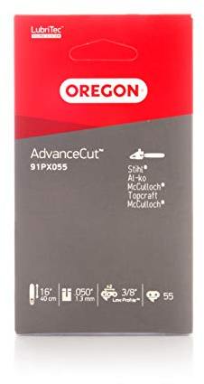 OREGON 3/8, .050, 1.3MM Low-Kickback Consumer Chainsaw Chain for 16-inch/40cm chainsaw bar