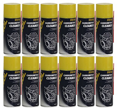 MANNOL 12 x 400ml 9970 Carburetor Cleaner/Vergaser- Drosselklappen- Reiniger