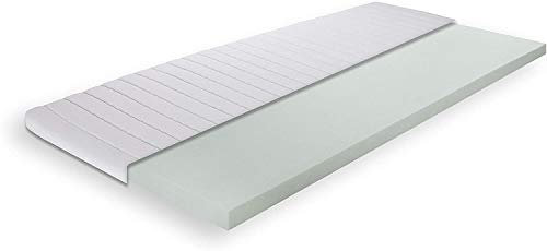 SEEBAUER living® Matratzenauflage aus Komfortschaum | Atmungsaktiv | Waschbarer Doppelbezug mit Klimafaser | STANDARD 100 by OEKO-TEX® (140 x 200 cm)