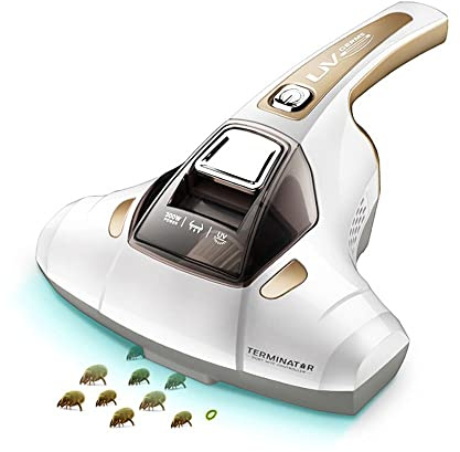 Aspirador Antiácaros Con Filtración HEPA Colchón De Vacío Aspiradora De Mano Mata El 99% De Los Ácaros Y Las Bacterias Ideal Para Alérgicos Y Dueños De Mascotas Para Colchón De Sofá Cama De Casa ( Col