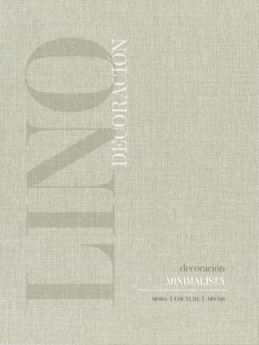 Lino Decoración - Libros Decorativos para Mesas de Café y Decoración de Interiores | Estética de Tejido Natural: Tapa dura para la decoración y el ... para apilar | Disposición interna mínima