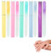 NAYAGOGO 5 Pcs Pack Glass Nail File, 5 Colors Professional Crystal Nail File, Multicolor Crystal Nail File Set with Case Fingernail Files Double-Sided Nail Files, for Natural Nails Manicure Tools
