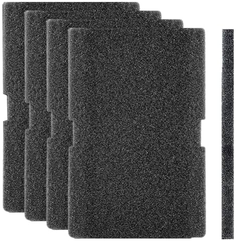 YOCDNOV Lot de 4 Filtre Seche Linge- Filtre Éponge pour Sèche-Linge à Pompe Chaleur et Séchoir à Condensation, pour Sèche-Linge à Pompe Chaleur et Séchoir à Condensation（24 * 15 * 1CM）
