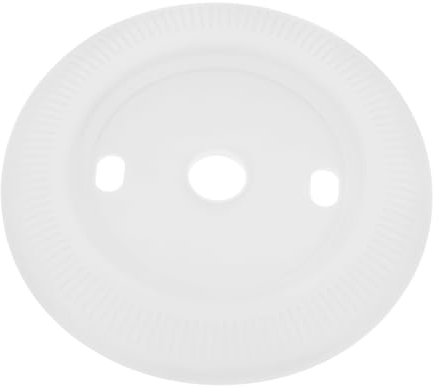 DOITOOL Thermostat Cover Disconnect Hive Thermostat Wall Mounting Plate Outlet Monitor Furnace Programmable Pro Hydrometer Radiator Led Emergency Light Sockets Nest Plate White Silica Gel