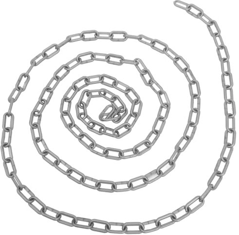 SKISUNO Chaîne De Sécurité En Plastique Pour Poteau Délinéateur Chaîne À Maillons Pour Stationnement