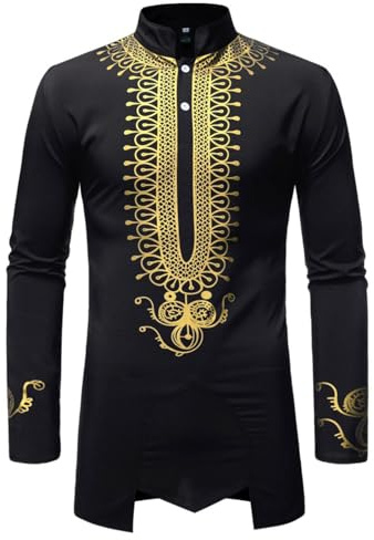 Générique Qamis Homme Pyjama Kurta pour homme - Chemise indienne traditionnelle - Vêtements indiens musulmans - Vêtement de fête indienne - Vêtement à manches longues - Vêtements arabes