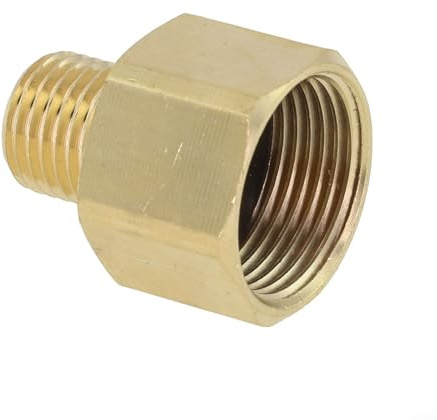 Adaptador de lavadora a presión, adaptador M22 de rosca hembra de 22 mm a macho de 14 mm, adaptador de limpiador de alta presión de cobre puro