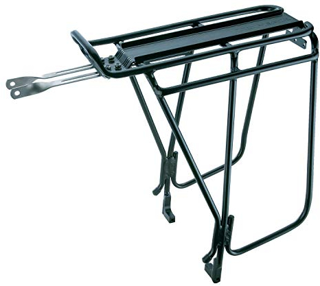 Topeak Super Tourist Tubular Bike Rack DX with Side Bar for Disc Brake Bikes (Previous Model)
