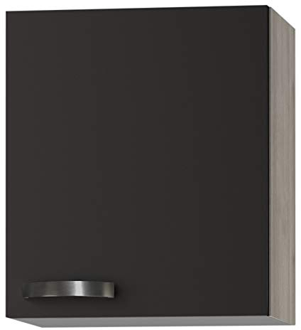 OPTIFIT Kult Küchen-Hängeschrank Oberschrank »Faro«, grau anthrazit, Breite 50 cm, O506-9+KUFR