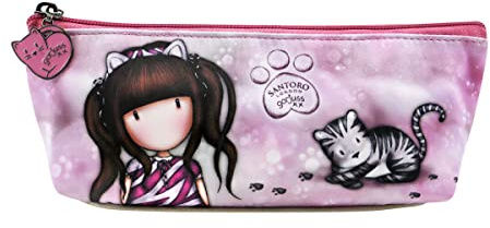 Trousse d'écolier Gorjuss Ruby wild Gris (22.3 x 8.8 x 5.7 cm)