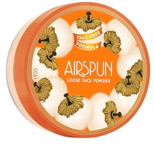 Airspun Loose Setting Powder, Talc-Free, Pore Minimizer, Oil Absorbing Face Powder - Translucent