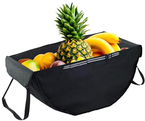 Maciun Auto-Taschen-Organizer, Autositztasche, große Kapazität, Auto-Aufbewahrungstasche, flexible tragbare Auto-Organisation für Einkaufen, Auto, Zuhause, zwischen zwei Vordersitzen