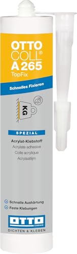 Otto-Coll A265 TopFix 310 ml perlweiß Fixier-Klebstoff Montage-Kleber Kleben Holz Kunststoff Metall Styropor