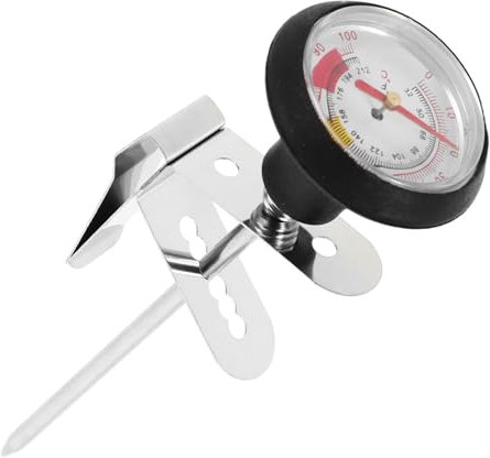 POPETPOP Medidor De Temperatura De Leche Termómetro De Cocina Inoxidable Accesorio Para Cafetera