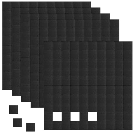 Thboxes 500 Piezas Imanes Adhesivos, Cuadrados Imanes Pequeños 10 x 10 mm Magnéticos Autoadhesivos Iman Adhesivo para Manualidades Fotos Notas Nevera Pizarras Magnéticas Escuela Oficina