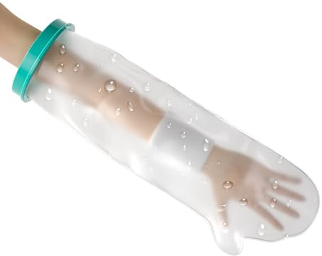 PCVANLEY Protecteur de Plâtre Réutilisable Étanche pour Bras Adulte - Pour la douche et le bain, protège les plâtres et bandages
