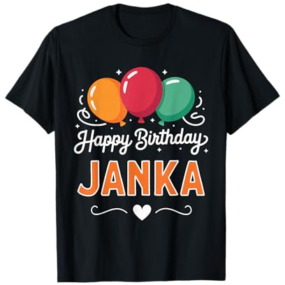 Joyeux Anniversaire en Disant Janka T-Shirt